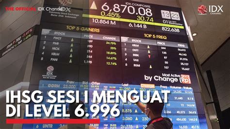 Ihsg Sesi I Menguat Di Level Video Dailymotion