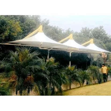 Gazebo Tensile Fabric Structure For Outdoor Shape Pyramid At Rs