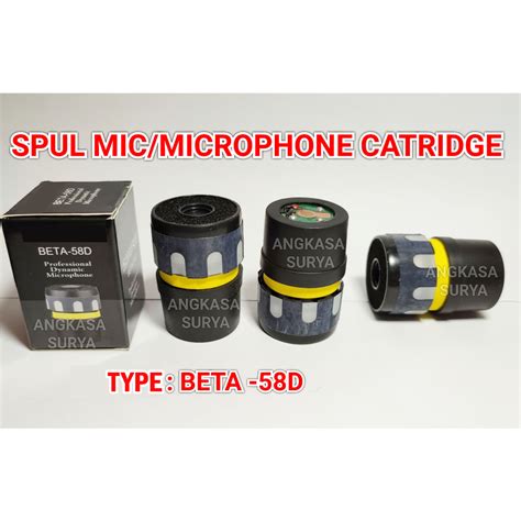 Jual Spul Mic SH BETA58 BETA 58 Microphone Catridge Spull Spool Mik