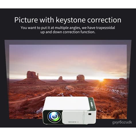 【สินค้าพร้อมส่ง】ขายดี T5 Projector 1080P HD วิดีโอแบบพกพามินิ 4K ...
