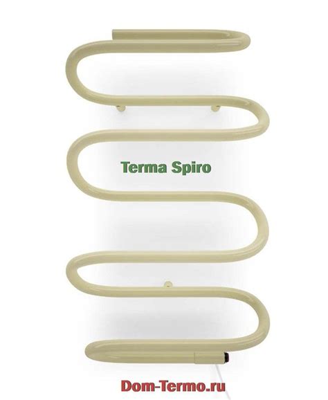 Terma Spiro - дизайнерские полотенцесушители электрические