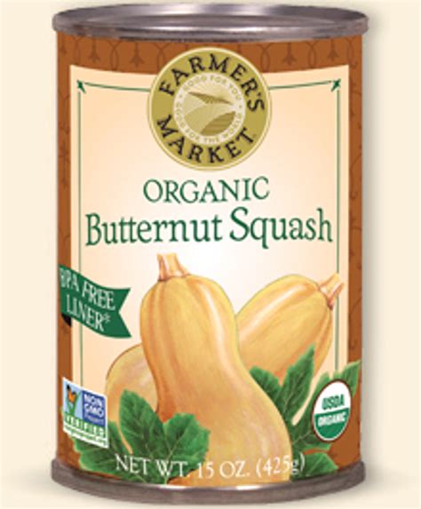 Butternut Squash Puree Organic Canned Sfraw