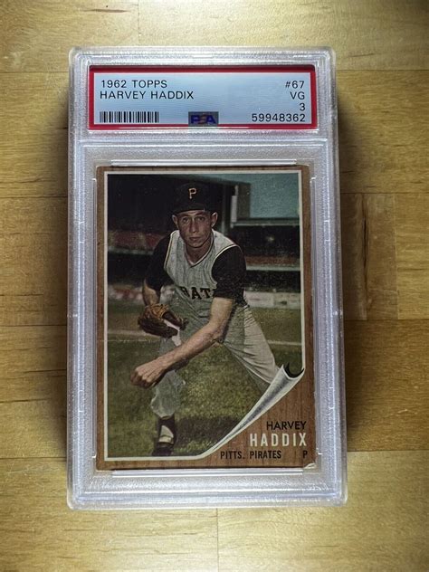 Topps Harvey Haddix Rookie Psa Vg Set Break Pirates Ebay