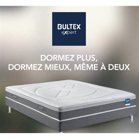 Le Pack Bultex Matelas Sommier X Cm Pieds Confort Ferme