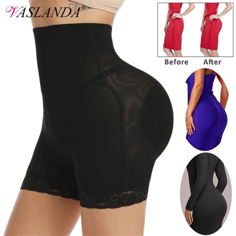 Women Padded Butt Lifter Body Shaper Tummy Control Panties High Waist