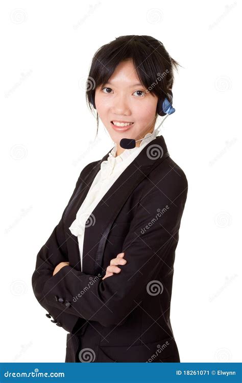 Chinese Secretary Woman Stock Image Image Of Center 18261071