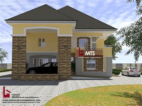 Bedroom Duplex Rf D Nigerian Building Designs