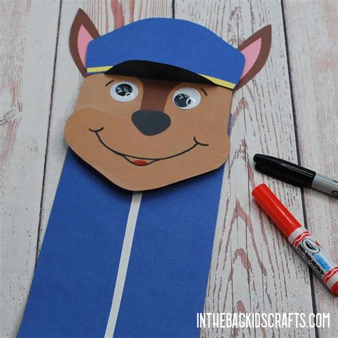 These Paw Patrol Inspired Paper Bag Puppets Come With Free Printable