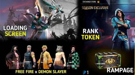 FREE FIRE X DEMON SLAYER EVENT ALL ITEMS OB41 UPDATE NEW EVENTS