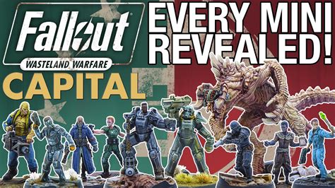 Fallout Wasteland Warfare Wave 8 Capital Every Mini And Set