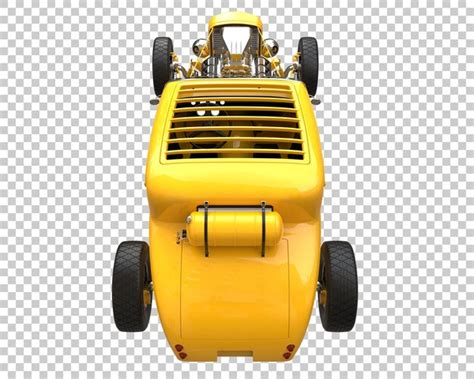 Hot rod sobre fondo transparente representación d ilustración Archivo PSD Premium