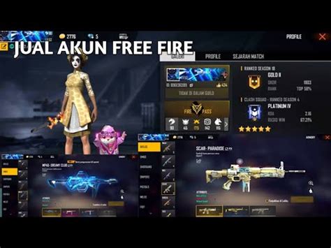 Edisi Pensiun Jual Akun Free Fire Lumayan Sultan YouTube