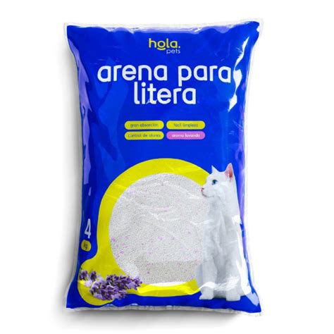 Arena Para Gato Kg Lavanda Hola Pets