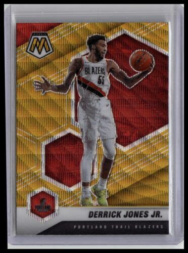 Panini Mosaic Derrick Jones Jr Mosaic Gold Wave Ebay