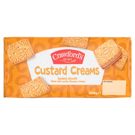 Crawford's Custard Creams Sandwich Biscuits 300g - We Get Any Stock