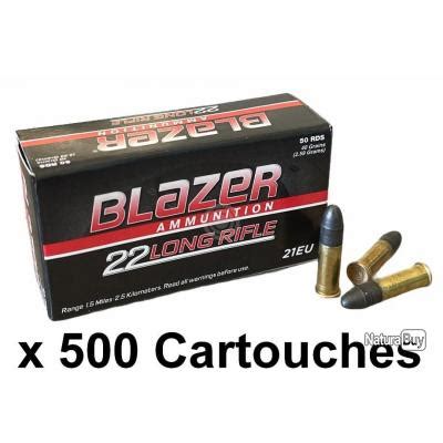 Cartouches Cci Lr Gr Blazer Plomb X Munitions Balles Lr