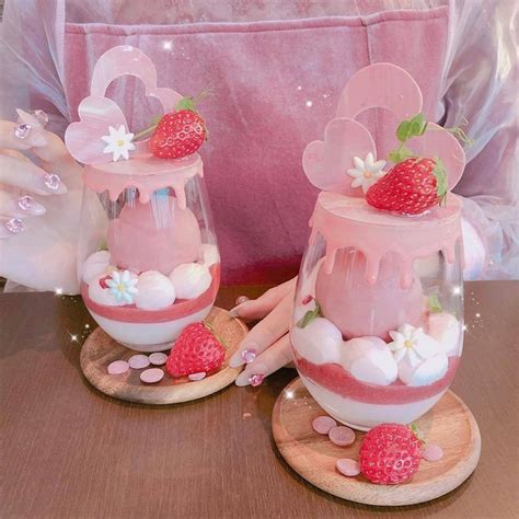 Pin By 🍥🐰 Mιsscαһ 🐰🍥 On ⓟ ⓘ ⓝ ⓚ • ⓕ ⓞ ⓞ ⓓ Fancy Desserts Cute Desserts Fun Desserts