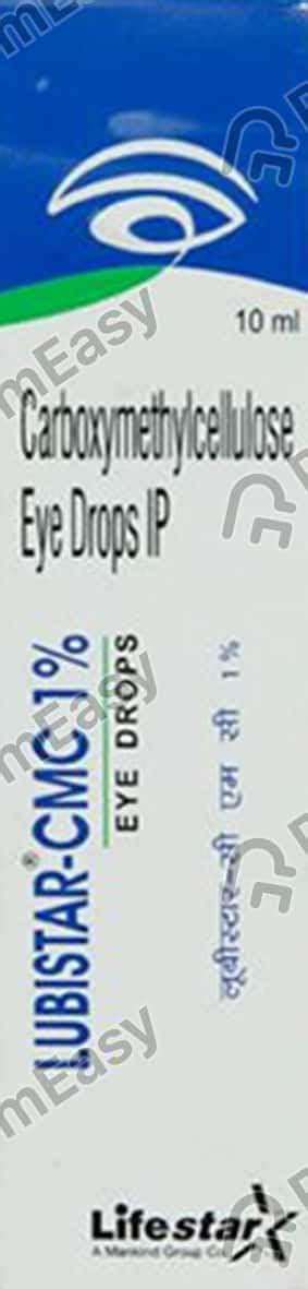 Lubistar Cmc 1 Eye Drop 10 Uses Side Effects Price Dosage