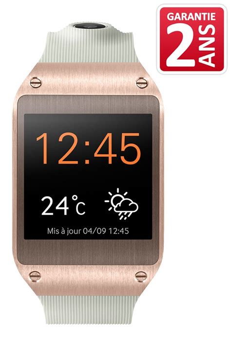 Montre connectée Samsung Galaxy Gear Rose Or 3811298 Darty