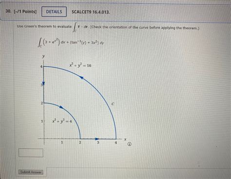 Solved Use Green S Theorem To Evaluate ∫c﻿f Dr Check The