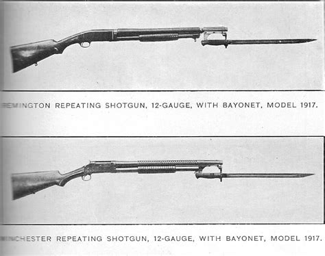 Remington And Winchester 12 Gauge Combat Shotguns Employed By Us