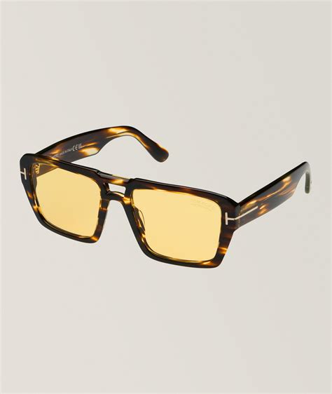 Tom Ford Redford Acetate Navigator Sunglasses Eyewear Harry Rosen