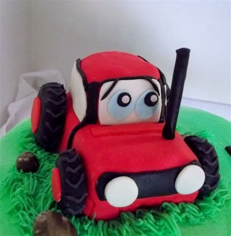 Bobbies Cakes And Cookies A Red Tractor Cake