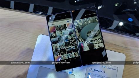 Zte Axon M Dual Screen Smartphone First Impressions Gadgets 360