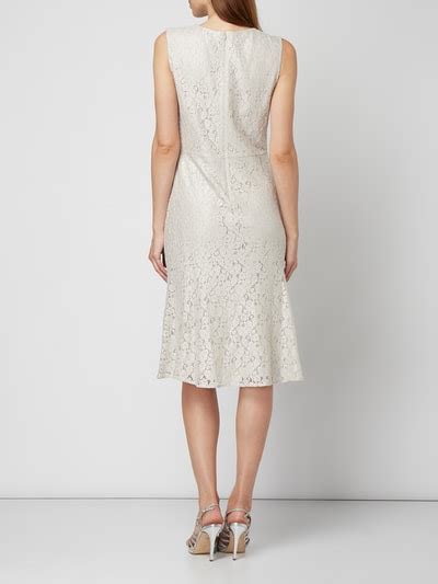 Lauren Ralph Lauren Cocktailkleid Aus Floraler Spitze Silber Online