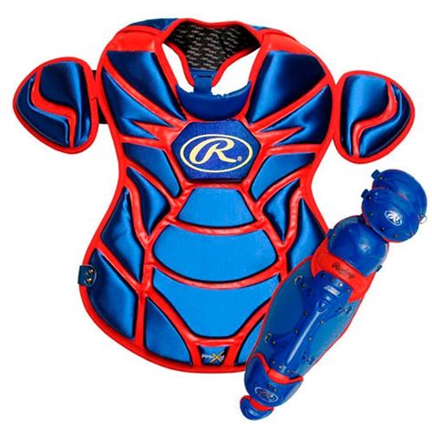 Mlb Pro Arreos Rawlings Equipo De Catcher Adulto Azul 799900 En