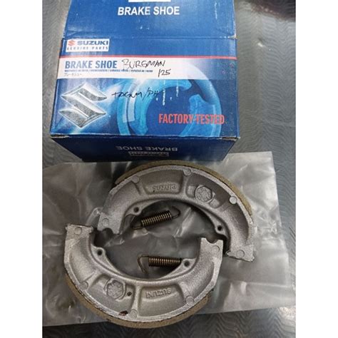 Burgman 125 Brake Shoe Genuine Rear SGP Shopee Philippines