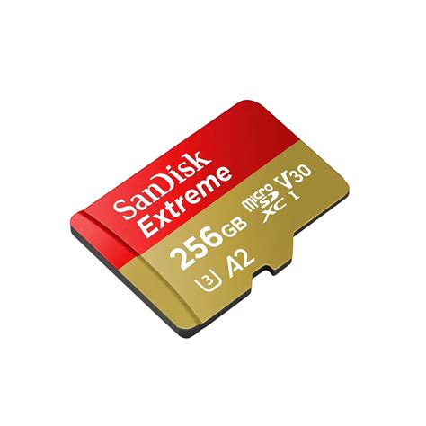 Cartão de Memória SanDisk 256GB Extreme 190MB s MicroSDXC Adp SL