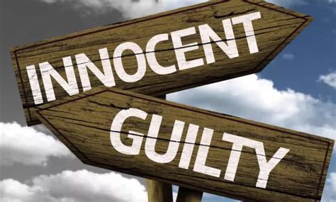 The Presumption Of Innocence In Criminal Cases