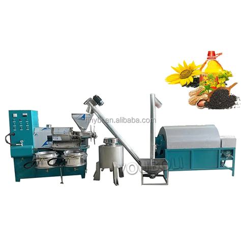 Large Scale Commercial Soybean Black Seed Sunflower Oil Press Machine