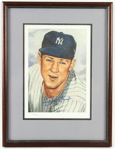 Lot Detail S Whitey Ford New York Yankees Signed X