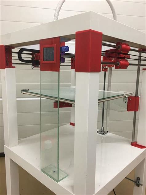 Printtable The Large Format 3d Printer Made From Two Ikea Tables