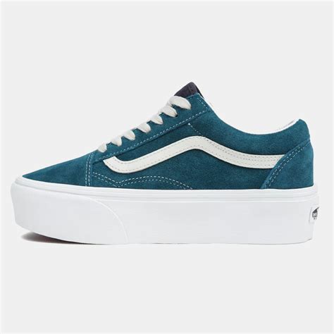 Vans Ua Old Skool Stackform Γυναικεία Παπούτσια Μπλε Vn0a7q5m60q1