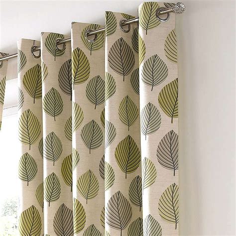 Regan Green Lined Eyelet Curtains Dunelm Green Eyelet Curtains