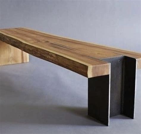 Pin By Atalanya On Woodworking Steel Furniture Wood Bench Furniture