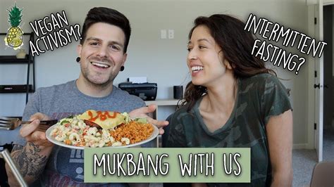 Eating Leftovers Answering Your Questions Mukbang Youtube