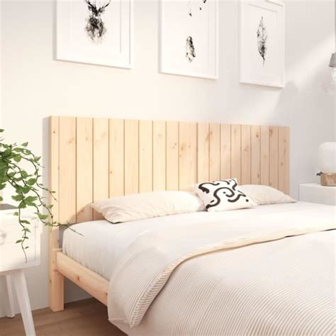 HEN Tête de lit 185 5x4x100 cm Bois massif de pin HB A7 Cdiscount