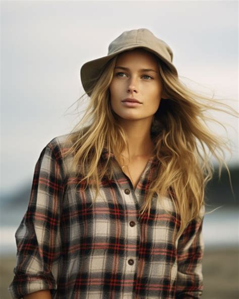 Surfer Woman Flannel Shirt | Sumissura