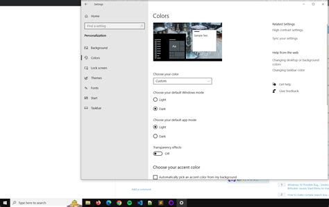 Windows 10 How To Make The Taskbar Dark Without Chosing Dark Colour