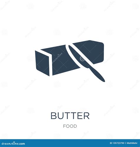 Butter Icon In Trendy Design Style Butter Icon Isolated On White