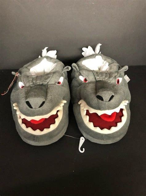 Toy Vault Godzilla Glow In The Dark Plush Slipper 3767037241