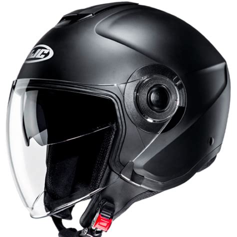 Casque Jet Hjc I Noir Mat En Stock Sur Paris