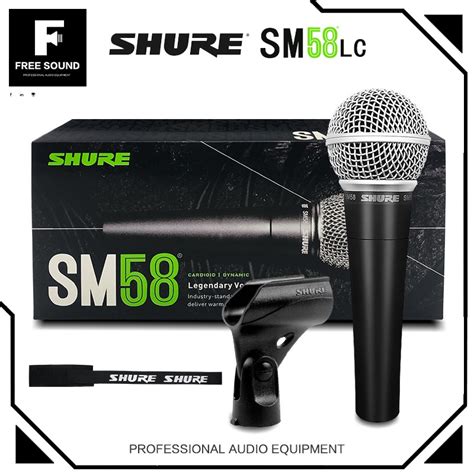 Microfone Sm Lc Sm Fio Cart O Din Mico Profissional Para Shure