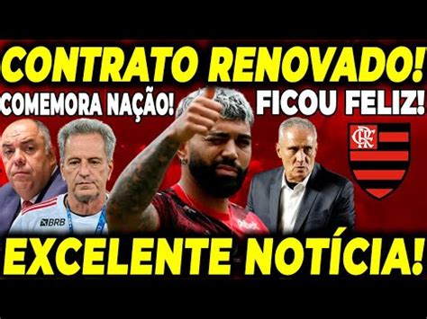 COMEMORA NAÇÃO EXCELENTE NOTÍCIA CONTRATO RENOVADO GABIGOL VOLTOU