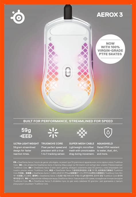 Buy Steelseries Aerox Super Light Gaming Mouse Cpi Truemove