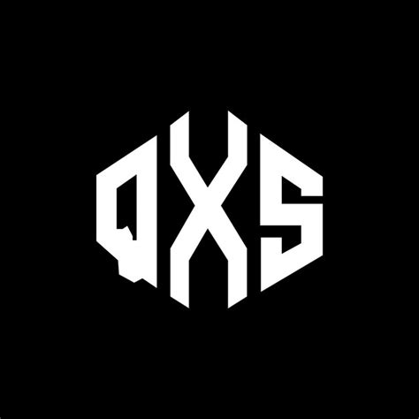 Le Logo Qxs En Forme De Lettre Avec Forme De Polygone Et De Cube